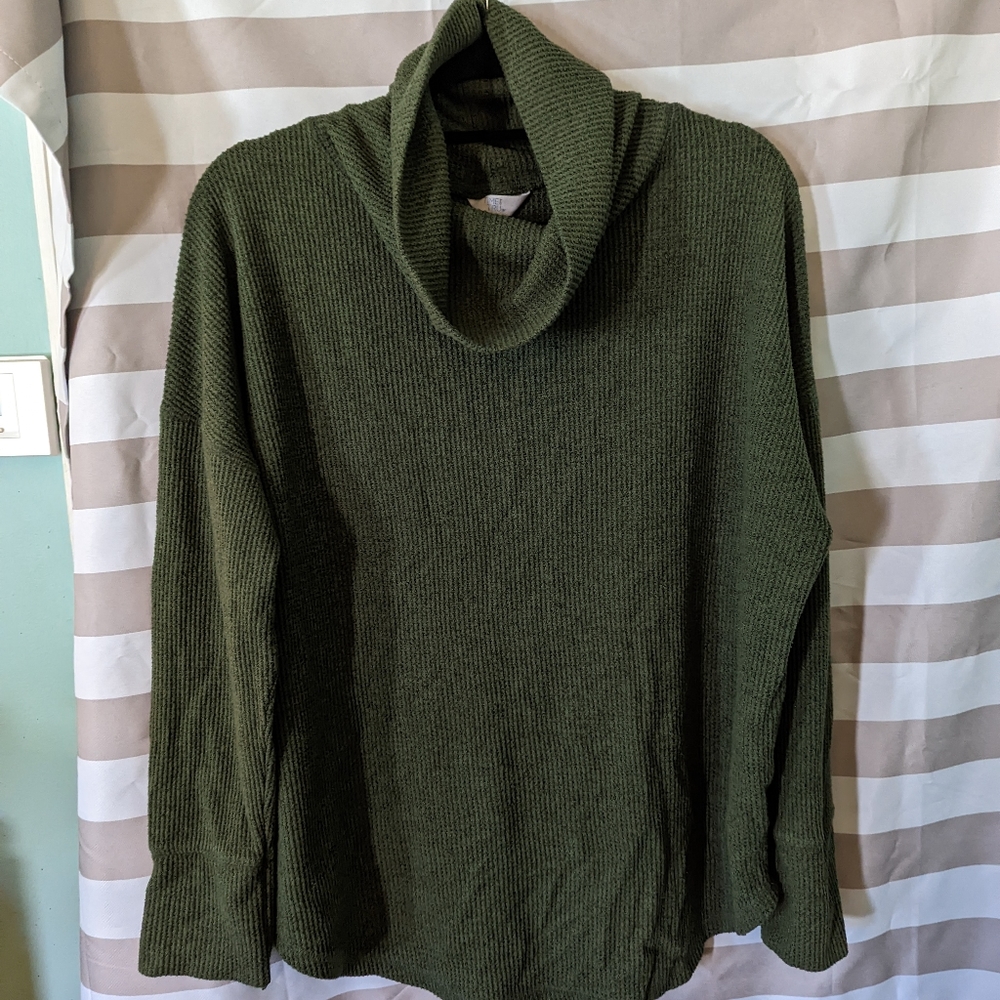 Great Basic Sweater XL Olive Green - Picture 1 of 9